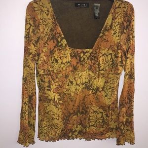 Brown Axcess by Liz Claiborne Blouse